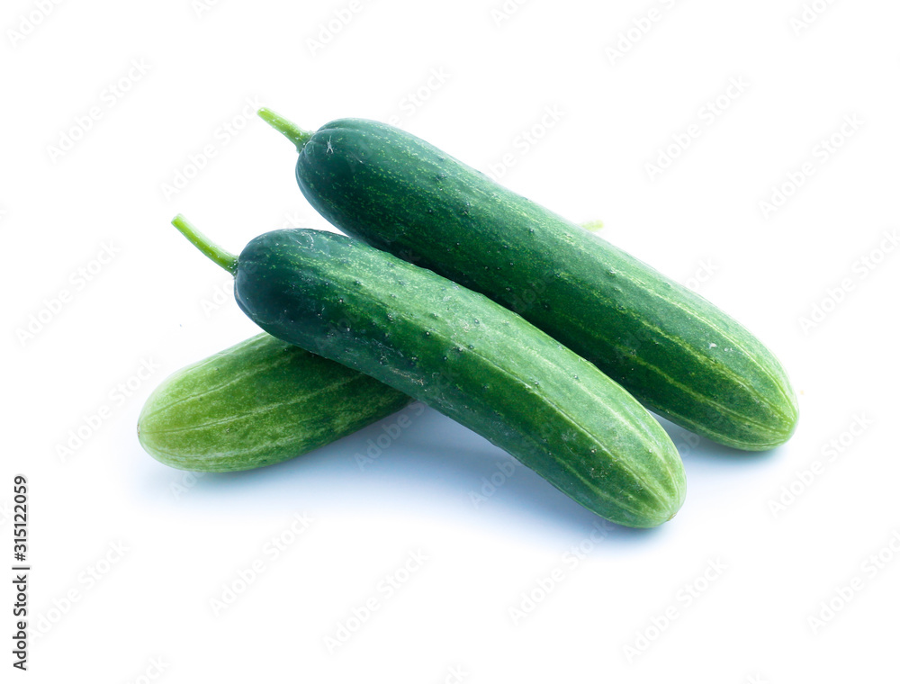 Cucumber isolated on white background Cucumber isolated on white background