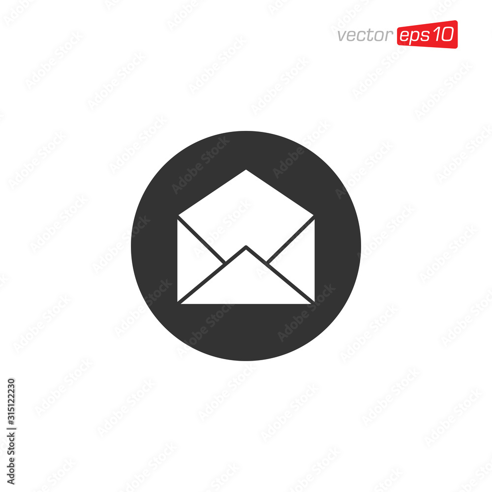 Envelope Message Icon Design Illustration Envelope Message Icon Design Illustration
