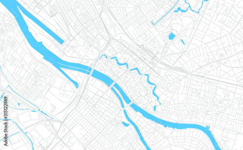 Bremen, Germany bright vector map