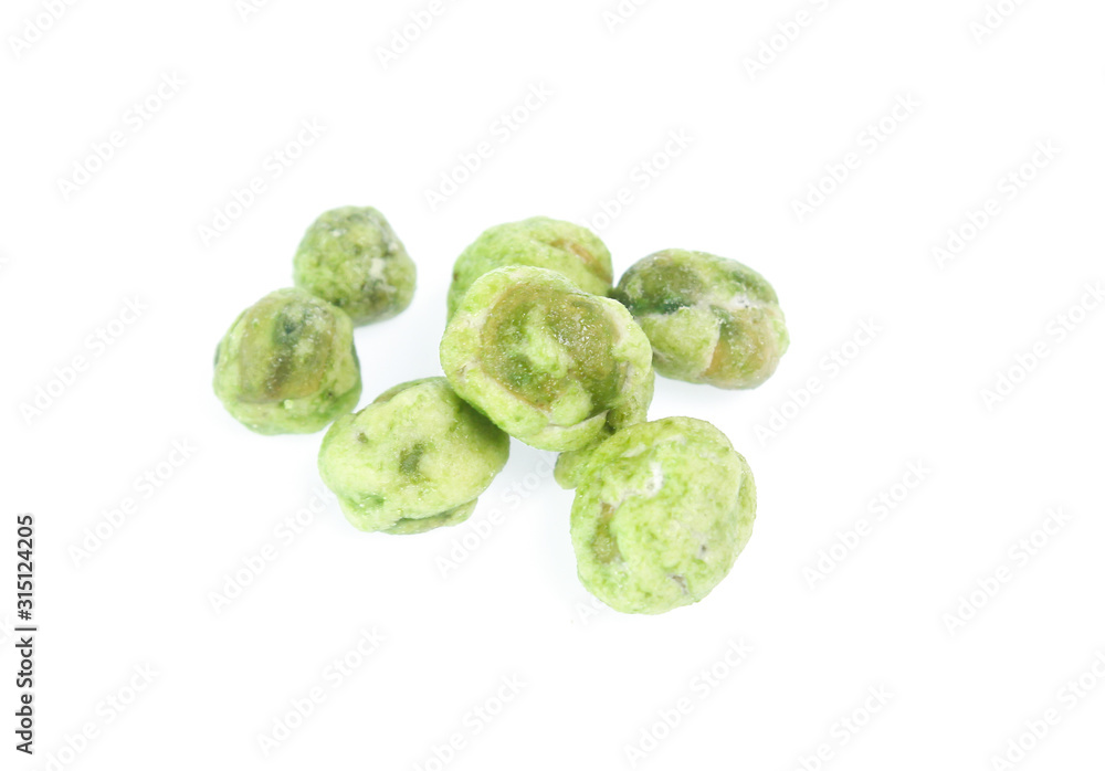 dry peas isolated on a white background dry peas isolated on a white background