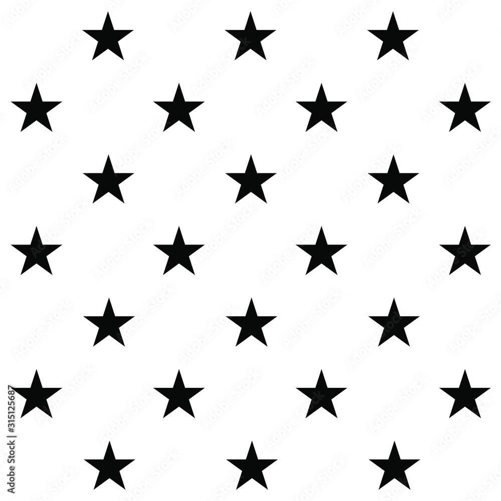 Seamless geometric pattern of stars vector illustration. Modern geometric style background.background for fabric, wrapping, packaging paper, wallpaper Seamless geometric pattern of stars vector illustration. Modern geometric style background.background for fabric, wrapping, packaging paper, wallpaper