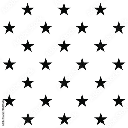 Seamless geometric pattern of stars vector illustration. Modern geometric style background.background for fabric, wrapping, packaging paper, wallpaper