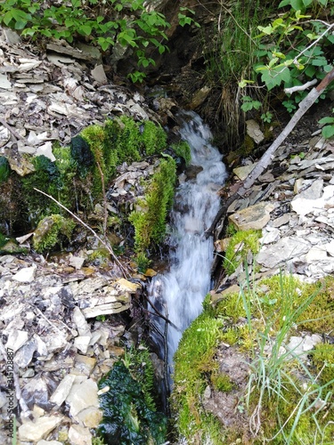 Mountain waterfall