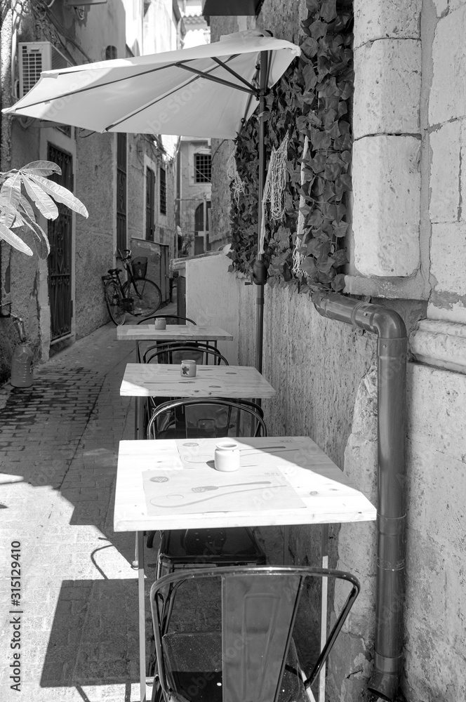 Old street of Ortigia, Siracusa Province (Sicily Region, UNESCO Site)
