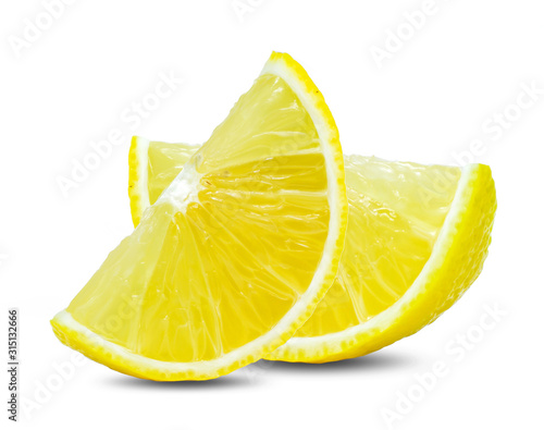lemon fruit  isolated on white background