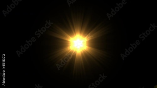 Wallpaper Mural Optical Lens Flare Effect, Light Burst. 4K Resolution. Very High Quality and Realistic. 60 Fps. Torontodigital.ca