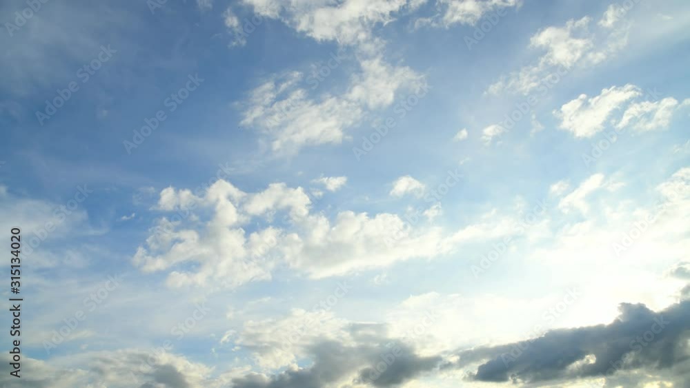 Time lapse beautiful blue sky with clouds background. Time lapse beautiful blue sky with clouds background.