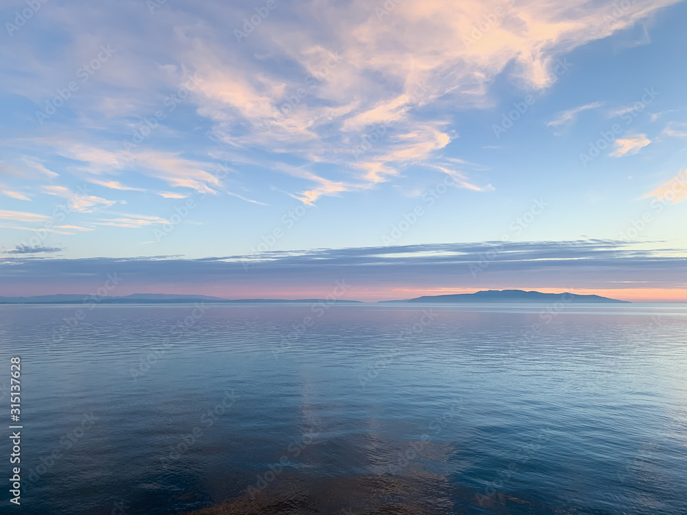 Fototapeta premium Sea view background