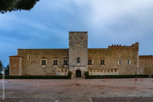 The Palace of the Kings of Majorca in Perpignan, France.