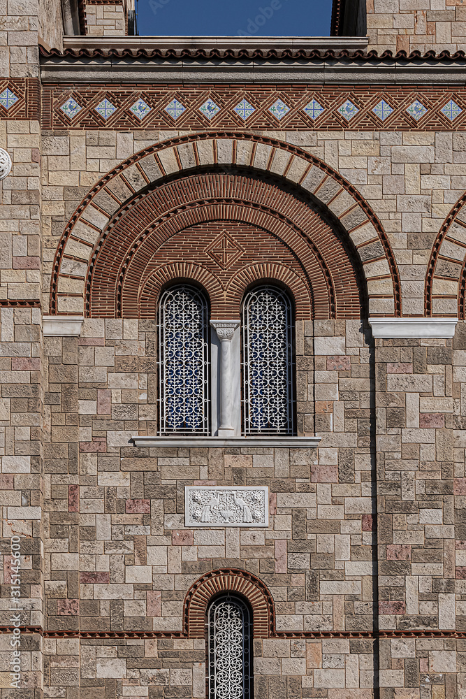 Obraz premium View of Neo-Byzantine Cathedral of Holy Trinity (