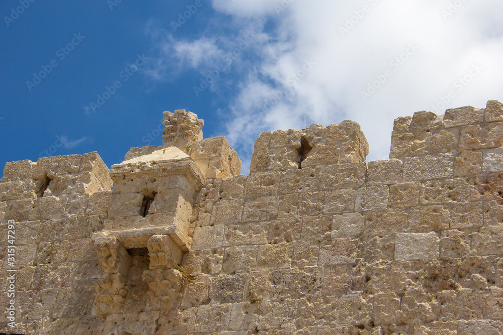 Ancient stone wall Ancient stone wall