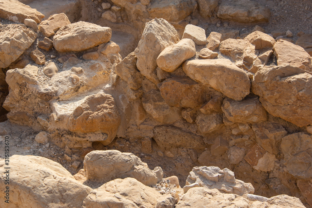 Ancient ruins of Masada