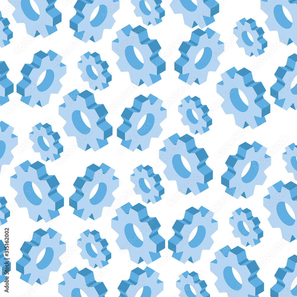 pattern of gearwheel tool on white background pattern of gearwheel tool on white background