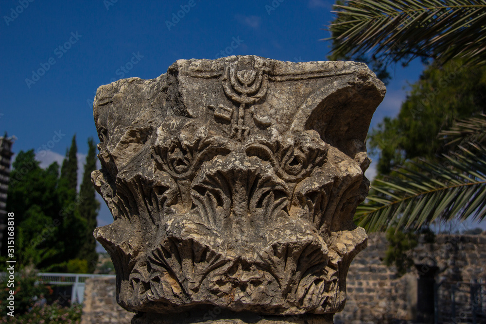 Ancient column capital