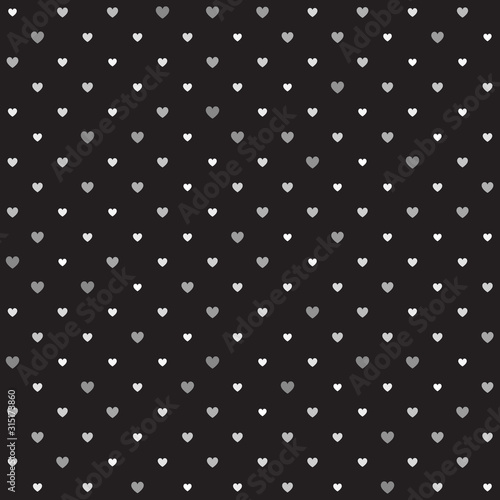 Heart pattern. Seamless vector background
