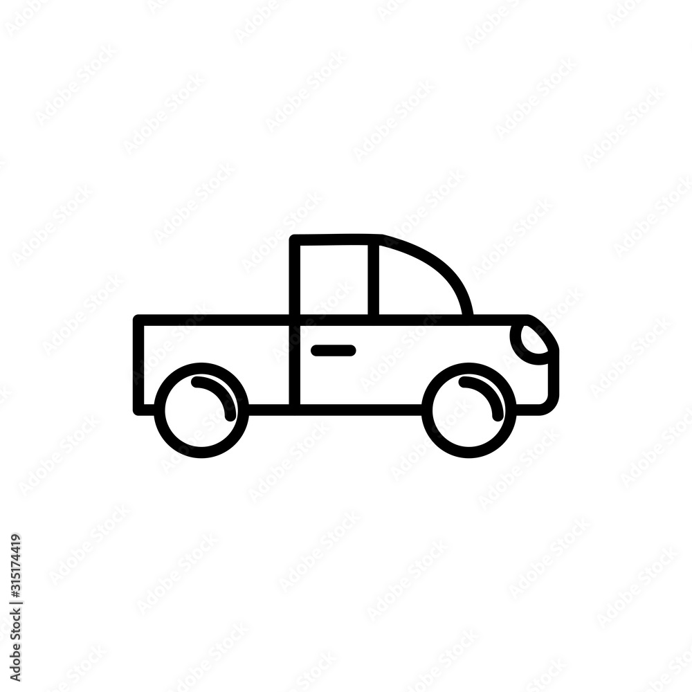 pickup truck transport linear design