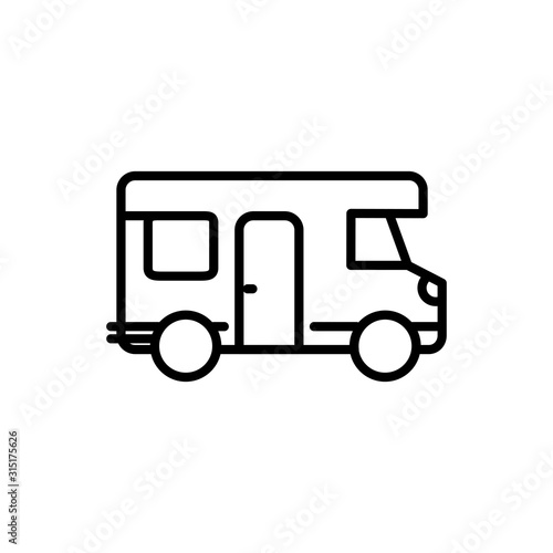 camper van transport linear design