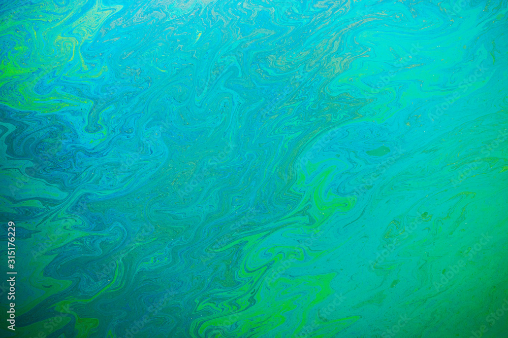 Slick industry oil fuel spilling water pollution