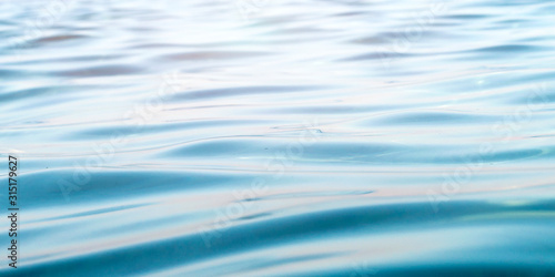 beautiful wave closeup, blurred background, panoramic shot. © Дмитрий Демьянов