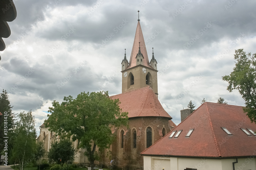 Fortress Church or Big Church, the oldest surviving church in Targu Mures, Romania