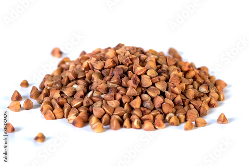 Wallpaper Mural A bunch of buckwheat isolated on a white background. Torontodigital.ca