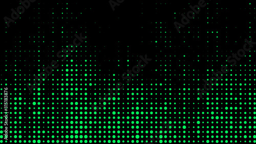 Abstract glitch background. Vector particle pattern. Corrupted code.