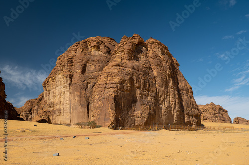 Outcrops at ancient oasis ﻿﻿of Al Ula, Saudi Arabia