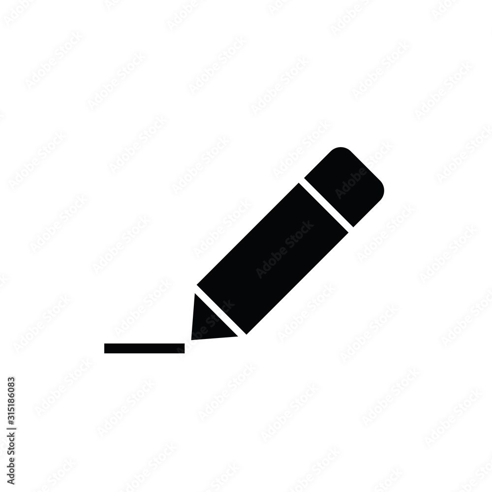 Pencil or pen icon. Making notes icon - vector Pencil or pen icon. Making notes icon - vector