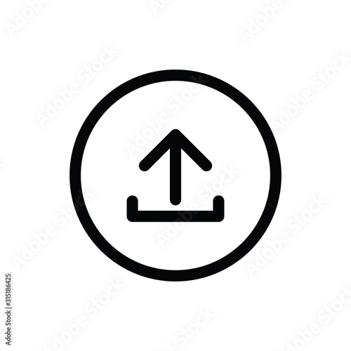 upload icon. Cloud upload vector Icon. vector symbol