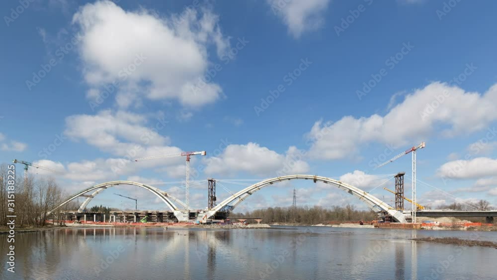 Bridge under construction Bridge under construction