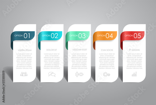 Infographic design template with place for your data. Vector illustration.