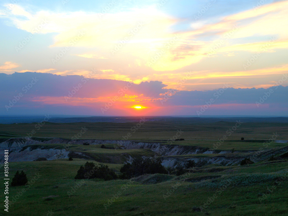 Obraz premium Badlands National Park in South Dakota