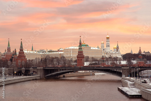 moscow  russia  europe  kremlin  red square  sky  bridge  travel  walk. winter  snow  temple  government  history  architecture  cloud  beauty  nature  leisure  tourism  photography  panorama  orthodo
