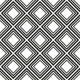 Seamless pattern. Black squares and lines on a white background. Vector drawing. Texture.