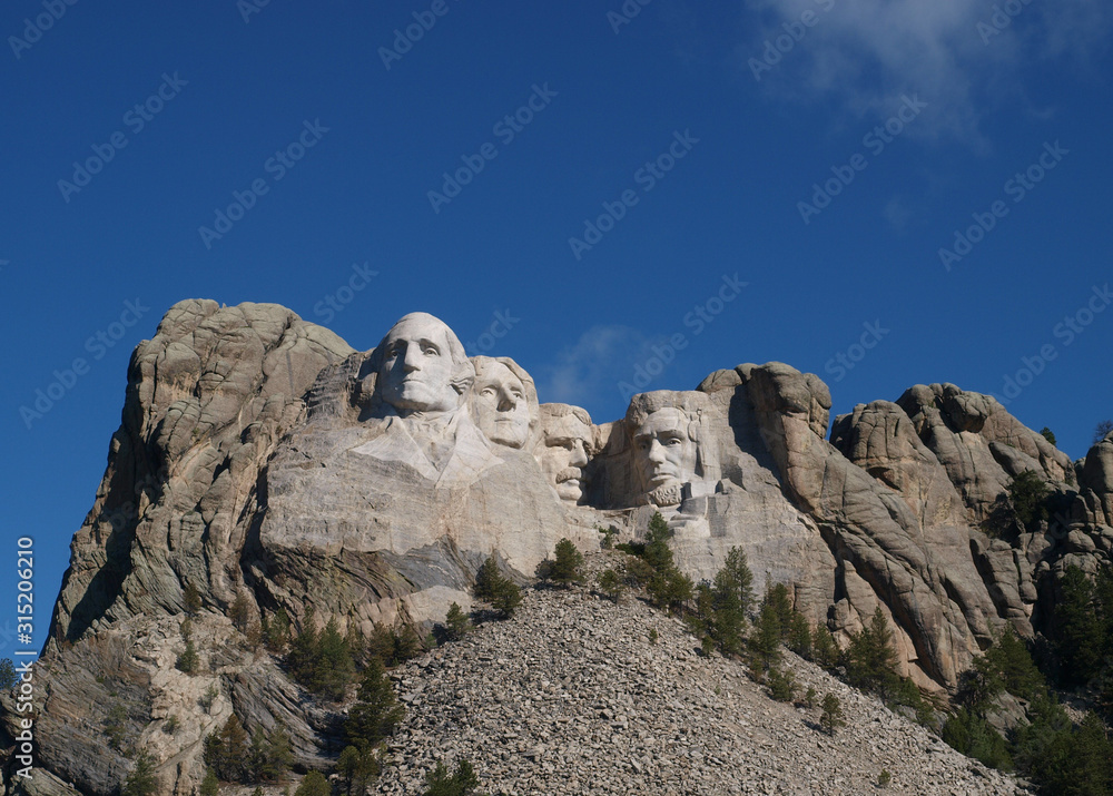 Mount Rushmore National Memorial in South Dakota