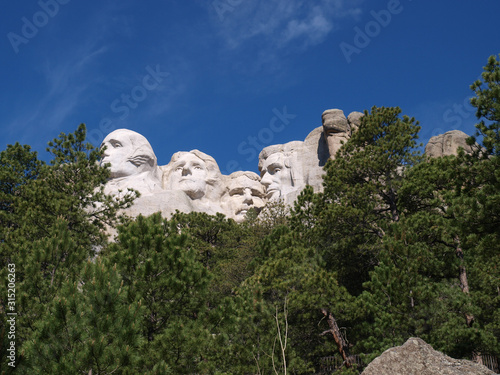 Mount Rushmore National Memorial in South Dakota photo