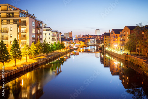 River Aire waterfront, Leeds,UK © SakhanPhotography