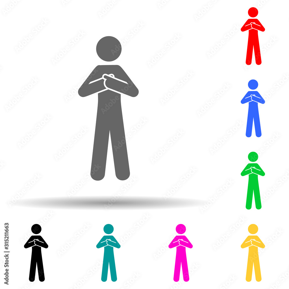 Man finger, person multi color style icon. Simple glyph, flat vector of man pointing finger icons for ui and ux, website or mobile application Man finger, person multi color style icon. Simple glyph, flat vector of man pointing finger icons for ui and ux, website or mobile application