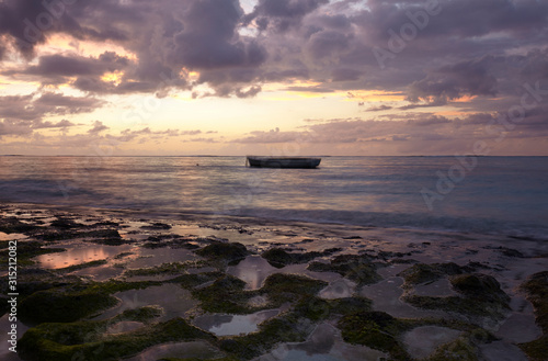 The beach in Le Morne Brabant, Mauritius