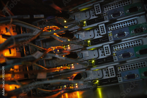 Server panels and cables