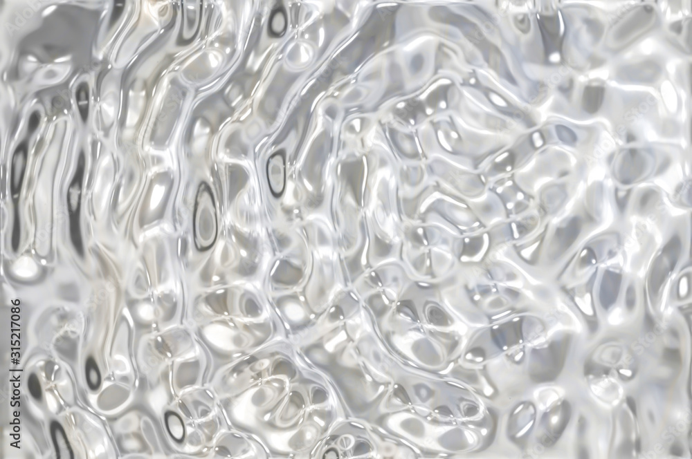 Metallic silver wavy background. Metallic silver wavy background.