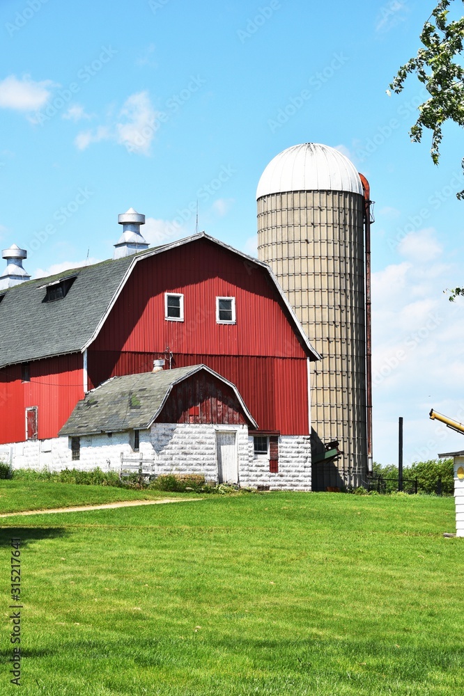 Red Barn and Silo