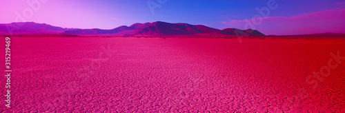 Cuddeback Dry Lake, Mojave Desert, California photo