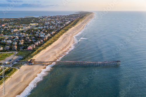 Foto Aerial view of Outer Banks North Carolina
