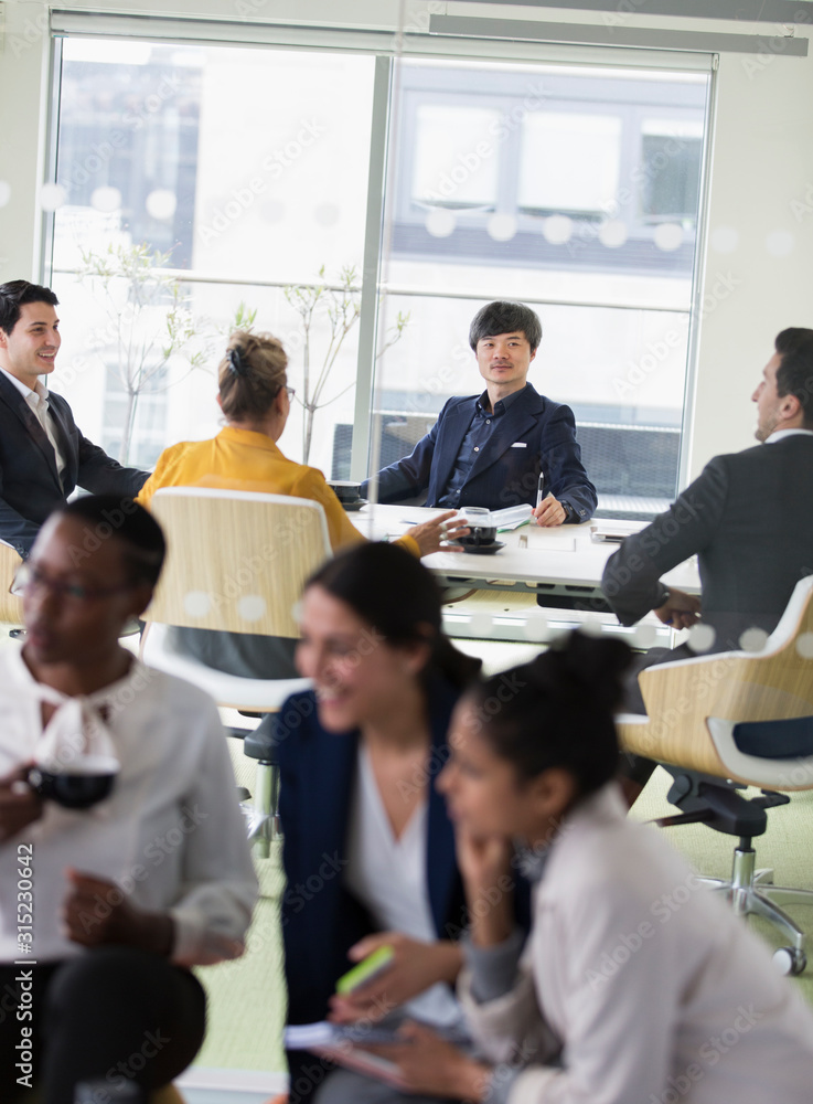 Business people in conference room meeting Business people in conference room meeting