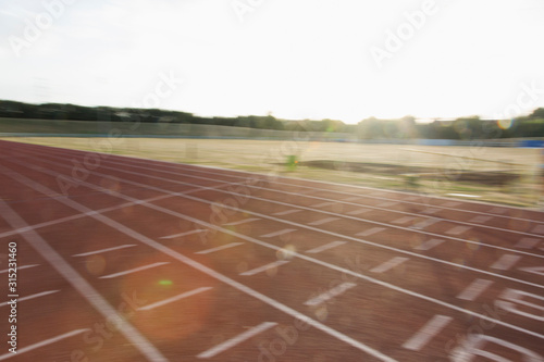 Sunny sports track photo