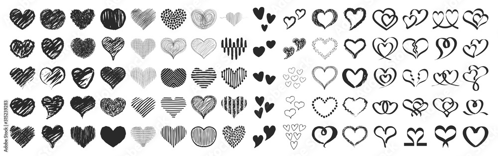 ハート イラスト 手書き Stock Illustration Adobe Stock ハート イラスト 手書き Stock Illustration Adobe Stock