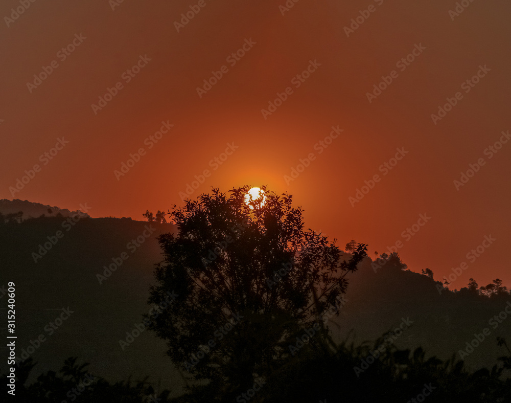 The Breathtaking Shot of the Beautiful Sunrise The Breathtaking Shot of the Beautiful Sunrise