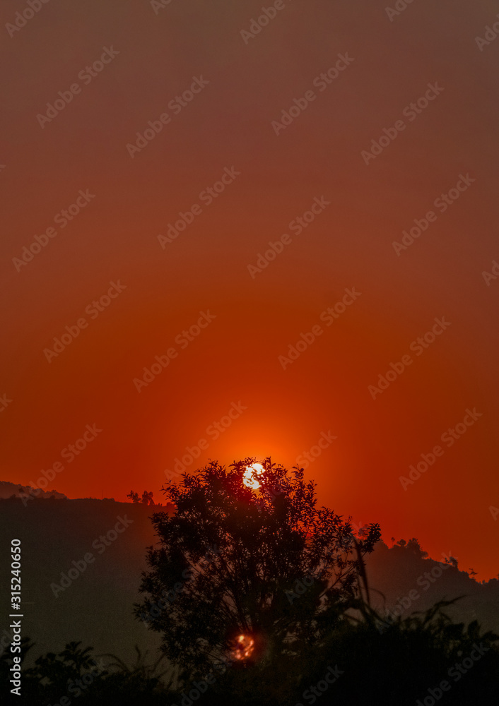 The Breathtaking Shot of the Beautiful Sunrise The Breathtaking Shot of the Beautiful Sunrise