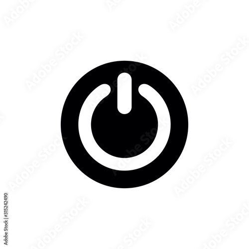power icon, button icon, 